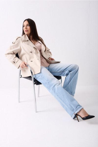 Жакет Lady Line 2125 молочный - фото 4