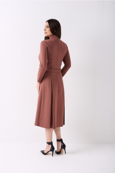 Платье Lady Line 2325 капучино - фото 5