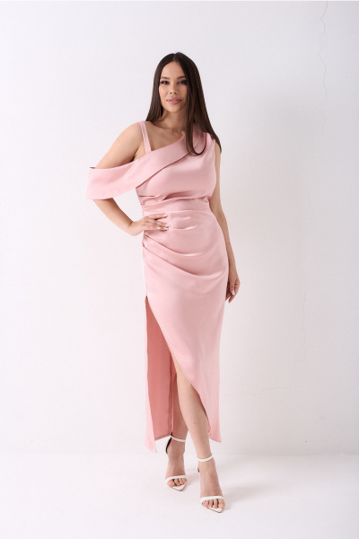 Платье Lady Line 2425 пыльная_роза - фото 6