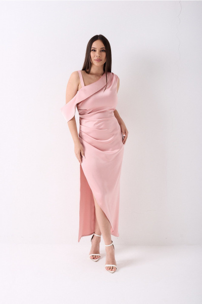 Платье Lady Line 2425 пыльная_роза - фото 2