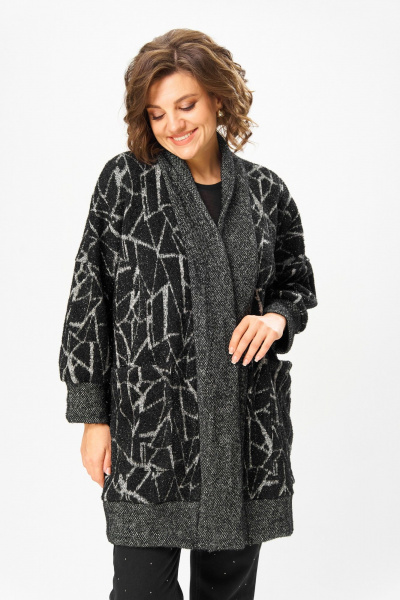 Кардиган Michel chic 368 обсидиан - фото 6