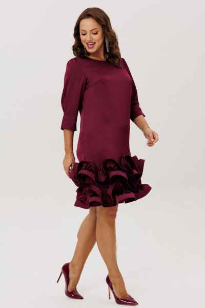 Платье Mubliz 291 бордовый - фото 15