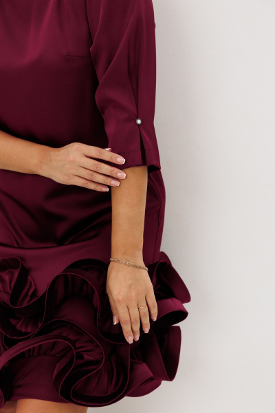 Платье Mubliz 291 бордовый - фото 14