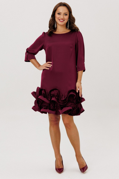 Платье Mubliz 291 бордовый - фото 13