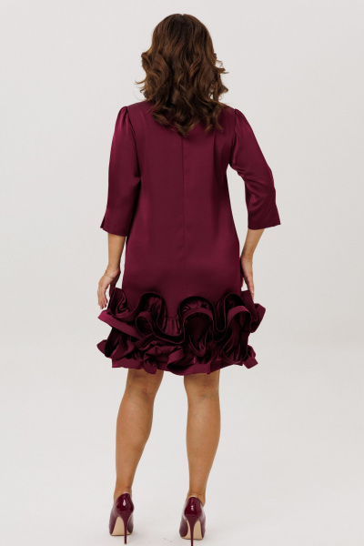 Платье Mubliz 291 бордовый - фото 7