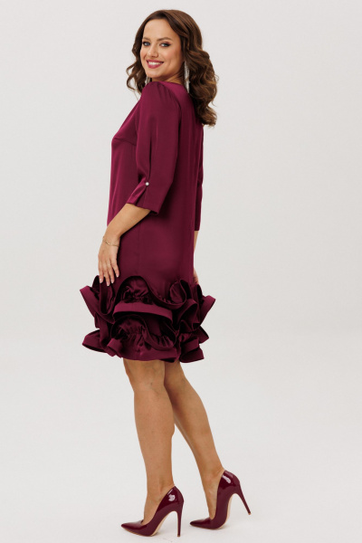 Платье Mubliz 291 бордовый - фото 6