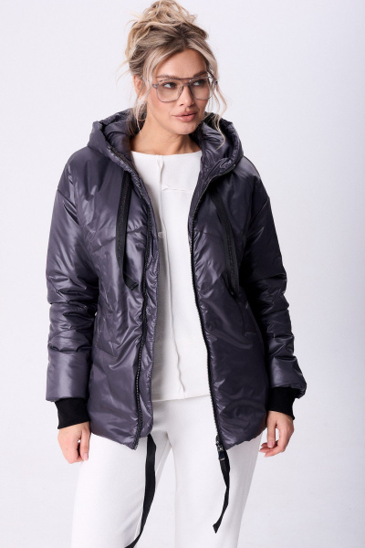 Куртка Диомант 1895 мокрый_асфальт - фото 6