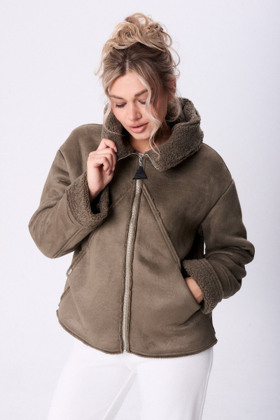 Кардиган Диомант 2121 олива - фото 7