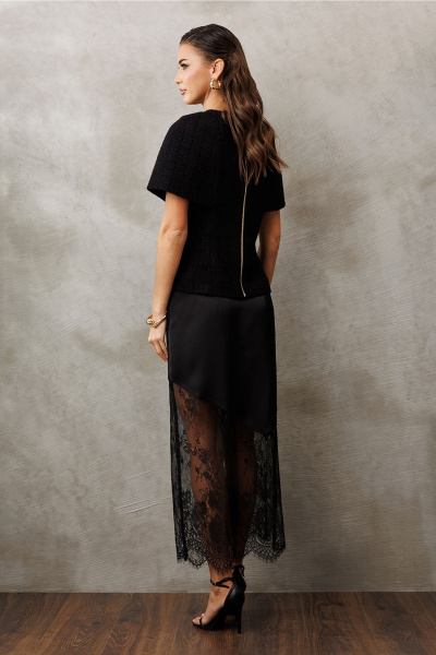 Блуза Butеr 3182 черный - фото 6