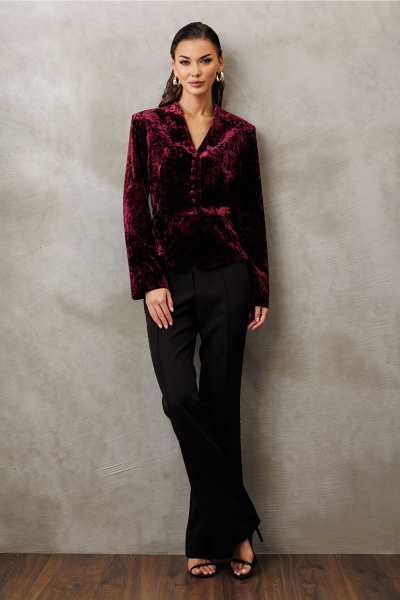 Жакет Butеr 3188 бордовый - фото 5