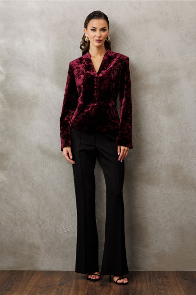 Жакет Butеr 3188 бордовый - фото 4