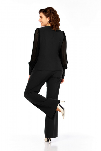 Брюки, жакет Ольга Стиль С-967 черный - фото 2