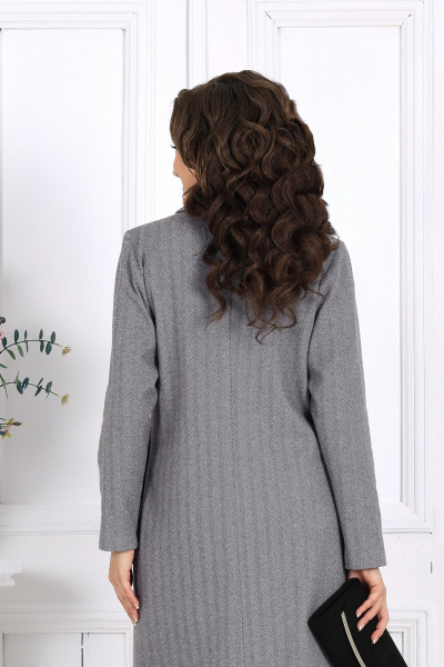 Платье Ninele 6009 светло-серый - фото 10