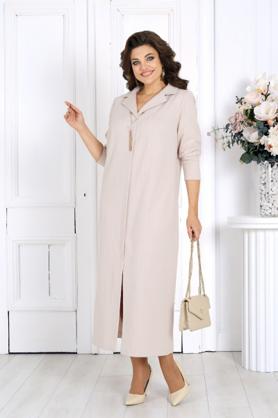 Платье Ninele 6090 песочный - фото 8