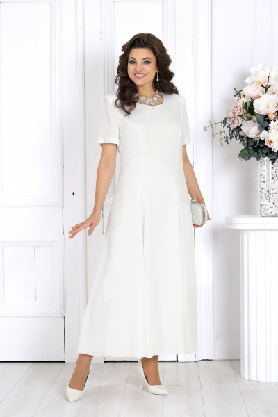 Жакет, платье Ninele 7489 молоко - фото 5