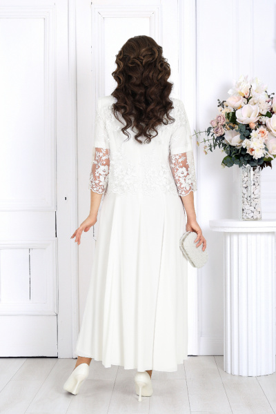 Жакет, платье Ninele 7489 молоко - фото 10