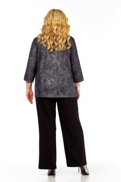 Брюки, джемпер СиБон 0372 синий - фото 3