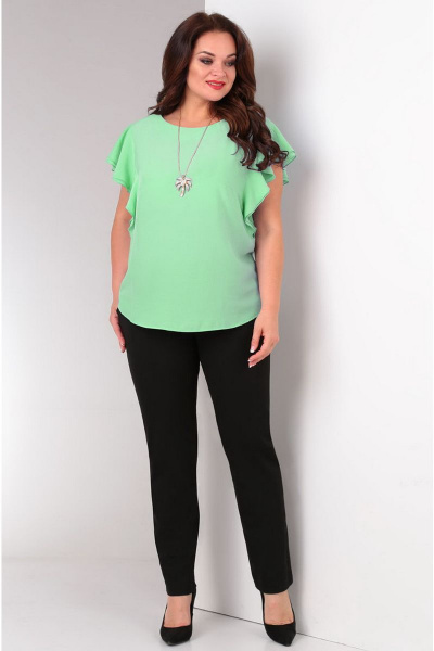Блуза Таир-Гранд 62269 мята - фото 3