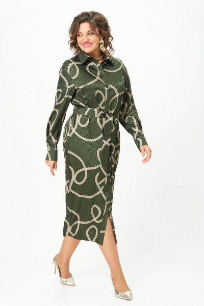 Платье VIPPRIMO 123 оливка - фото 16