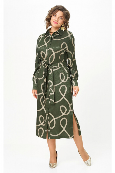 Платье VIPPRIMO 123 оливка - фото 15