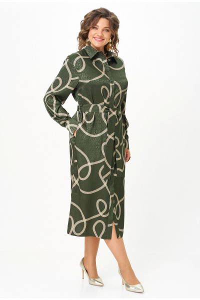 Платье VIPPRIMO 123 оливка - фото 13