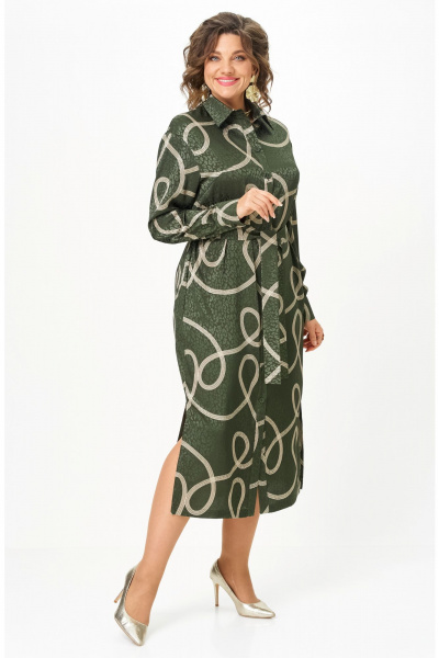 Платье VIPPRIMO 123 оливка - фото 11