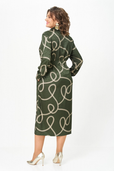 Платье VIPPRIMO 123 оливка - фото 4