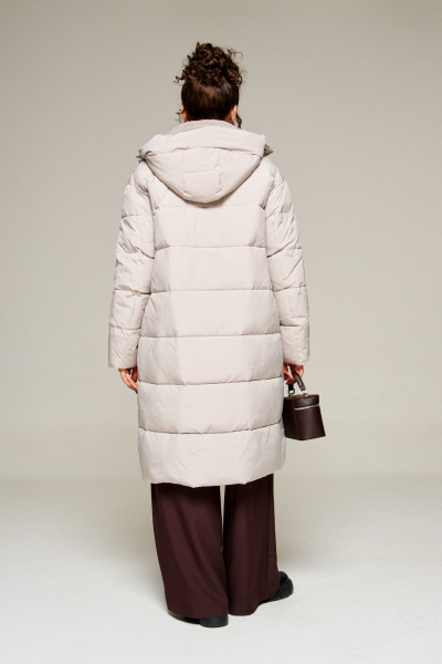 Пальто Beautiful&Free 8024 жемчуг - фото 7