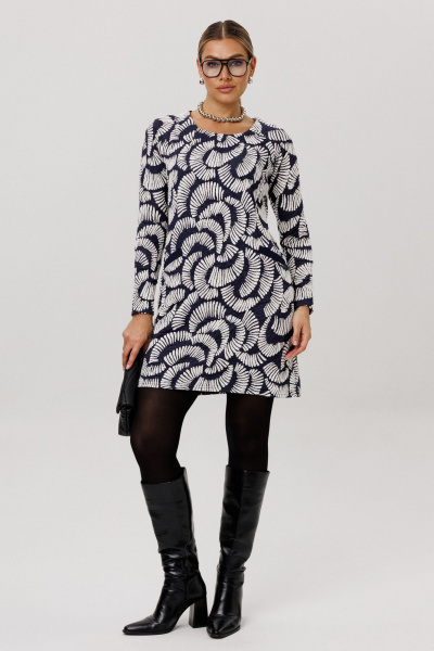 Платье Anelli 1750 круассан - фото 7