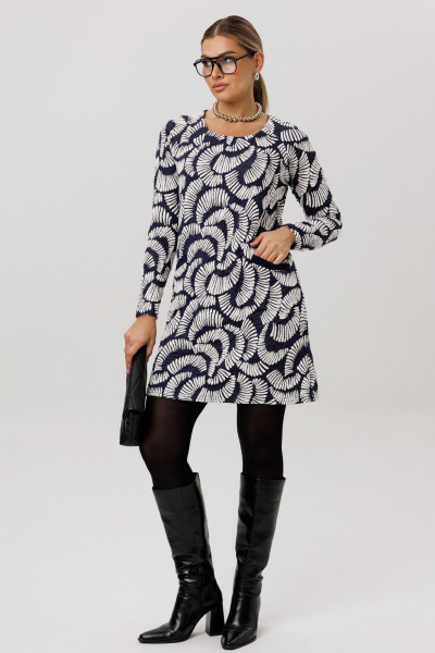 Платье Anelli 1750 круассан - фото 3