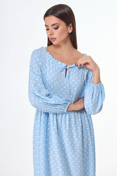 Платье БелЭкспози 1501-1 голубой - фото 2