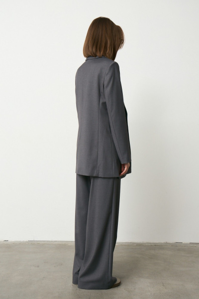 Жакет Luitui R3012 темно-серый - фото 3