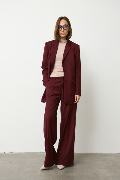 Жакет Luitui R3012 винный - фото 5