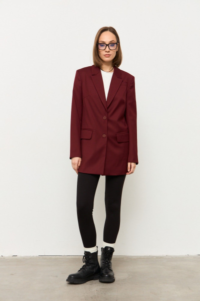 Жакет Luitui R3012 винный - фото 1