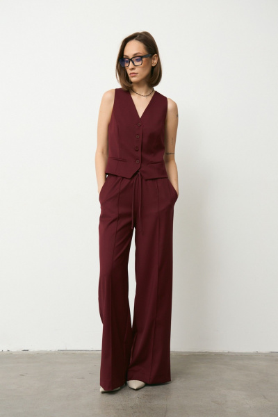 Жилет Luitui R3010 винный - фото 3