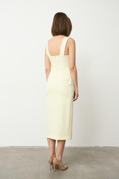 Платье Luitui R1055 желтый - фото 3