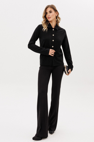 Брюки EOLA 2925.6 черный_меланж - фото 3