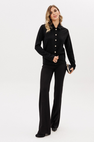 Брюки EOLA 2925.6 черный_меланж - фото 2