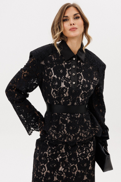 Блуза, юбка EOLA 2980 черный - фото 6