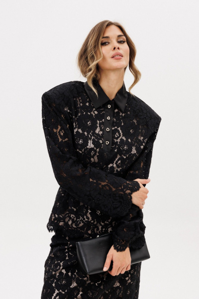 Блуза, юбка EOLA 2980 черный - фото 4