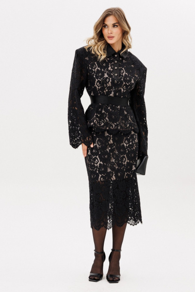 Блуза, юбка EOLA 2980 черный - фото 1