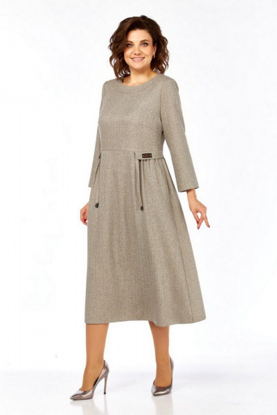 Платье Милора-стиль 1399 песочный - фото 6