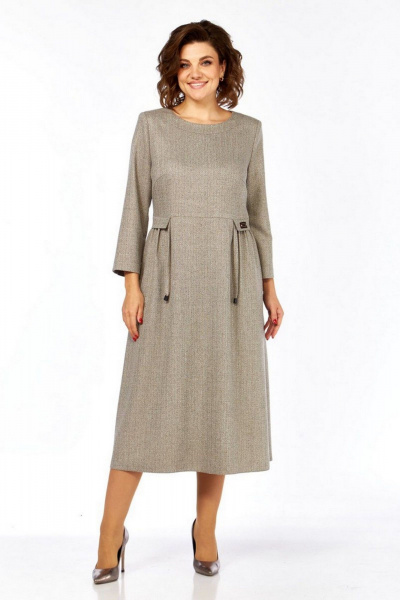 Платье Милора-стиль 1399 песочный - фото 1