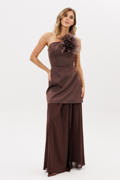 Платье EOLA 2990.3 шоколад - фото 5