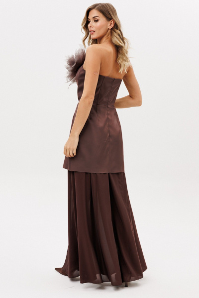 Платье EOLA 2990.3 шоколад - фото 8