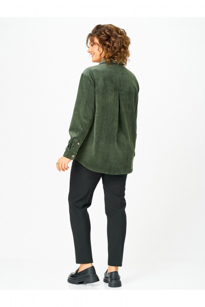 Блуза Zlata 4415 оливковый - фото 4