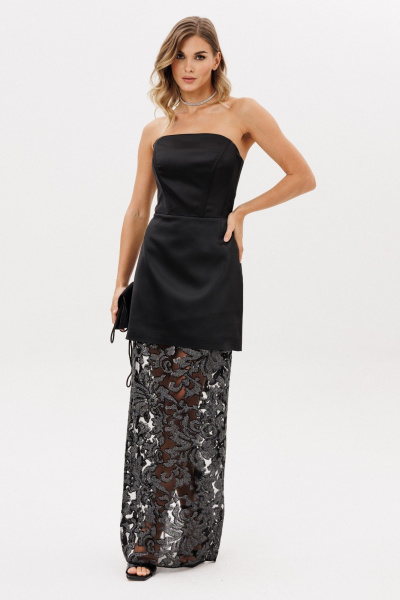 Юбка EOLA 2996 графит-черный - фото 5