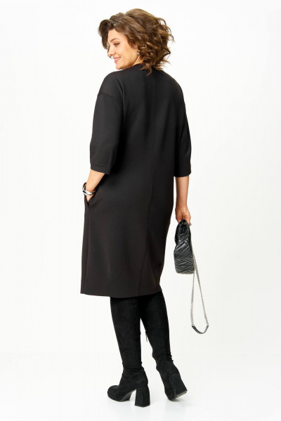 Платье Karina deLux M-1405 черный - фото 6