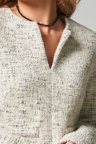 Платье Laikony L-963 экрю - фото 4