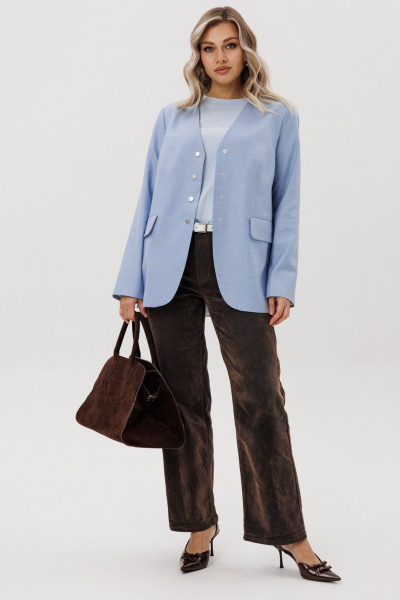 Жакет Ma Vie М-703 голубой - фото 1